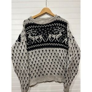 Vintage Northwest territory pattern sweater